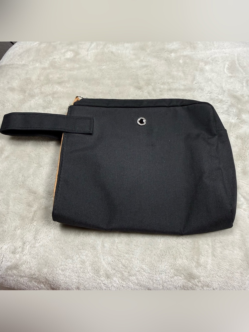 BVLGARI Parfums Emirates Zip Pouch Bag Make-Up Toiletries Travel Clutch